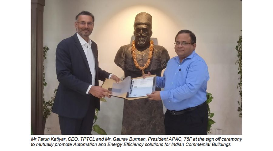 Tata Power Trading Company partners with 75F Smart Innovations India